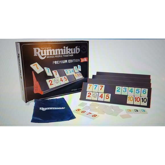 Pressman Games Rummikub Premium Edition By Pressman Features Racks